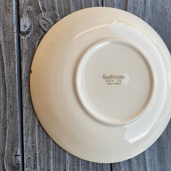 Vintage Rare Floral Salad Dessert Ceramic Plate - Picture 4 of 5